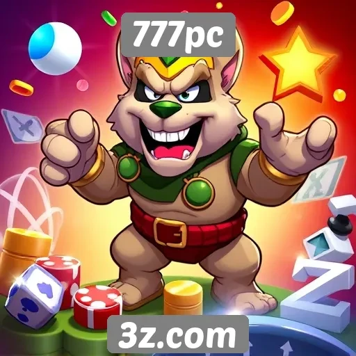 Diversidade de jogos disponíveis no 777pc