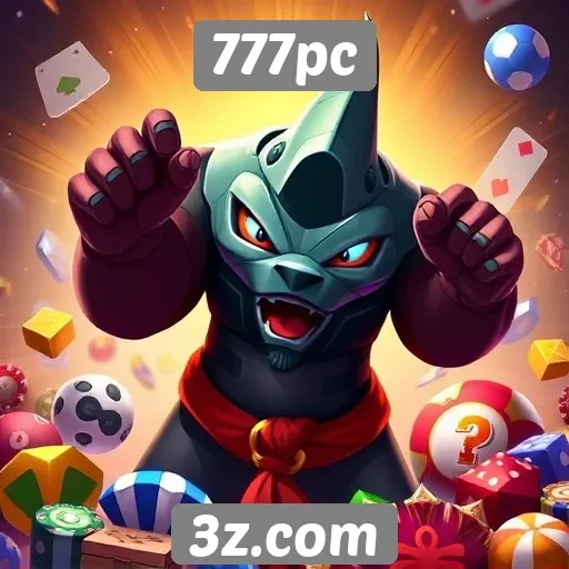 Variedade de jogos disponíveis no 777pc